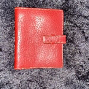 Sundance Red Leather Wallet